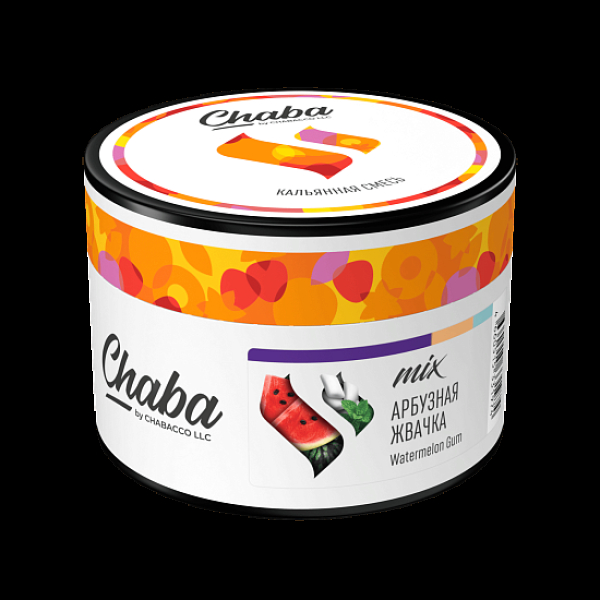 Бестабачная смесь Безникотиновая Chaba Mix Watermelon Gum Арбузная Жвачка 40 грамм в Сочи